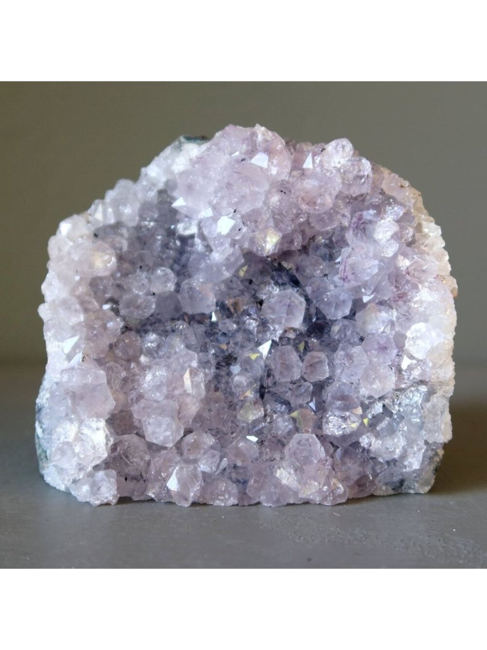 Amethyst Geode Purple Sparkling Natural Crystal Cluster 3.25 inch